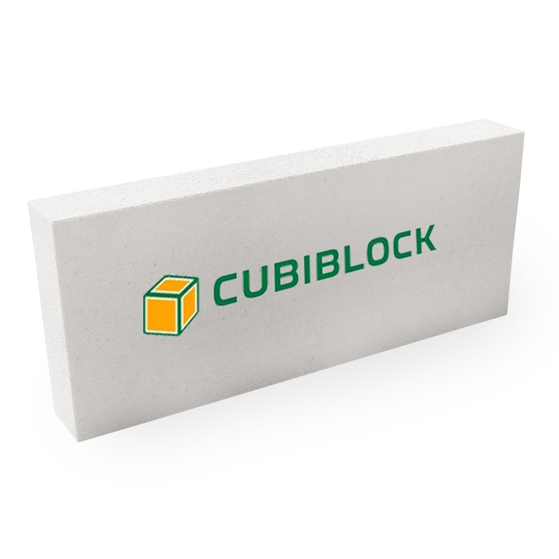 Газобетонный блок CUBIBLOCK D500 B3,5 F100 625х200х125 ровный