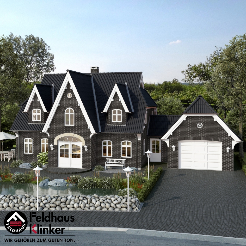 Фасадная плитка ручной формовки Feldhaus Klinker R693 Sintra vulcano NF14, 240*14*71 мм