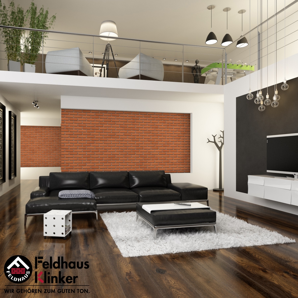 Фасадная плитка ручной формовки Feldhaus Klinker R731 vascu terracotta oxana NF14, 240*14*71 мм
